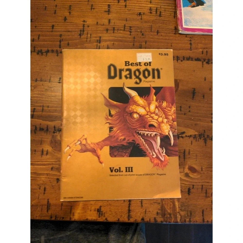 Vintage Dragon Magazine Best of Dragon Vol III Good Condition From 1983